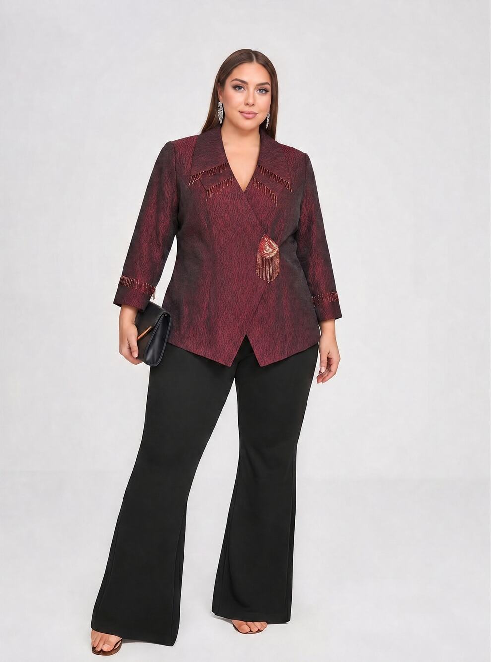 Beaded Evening Jacket Harmony New York Wedding Special Occasion Size 18 Vintage